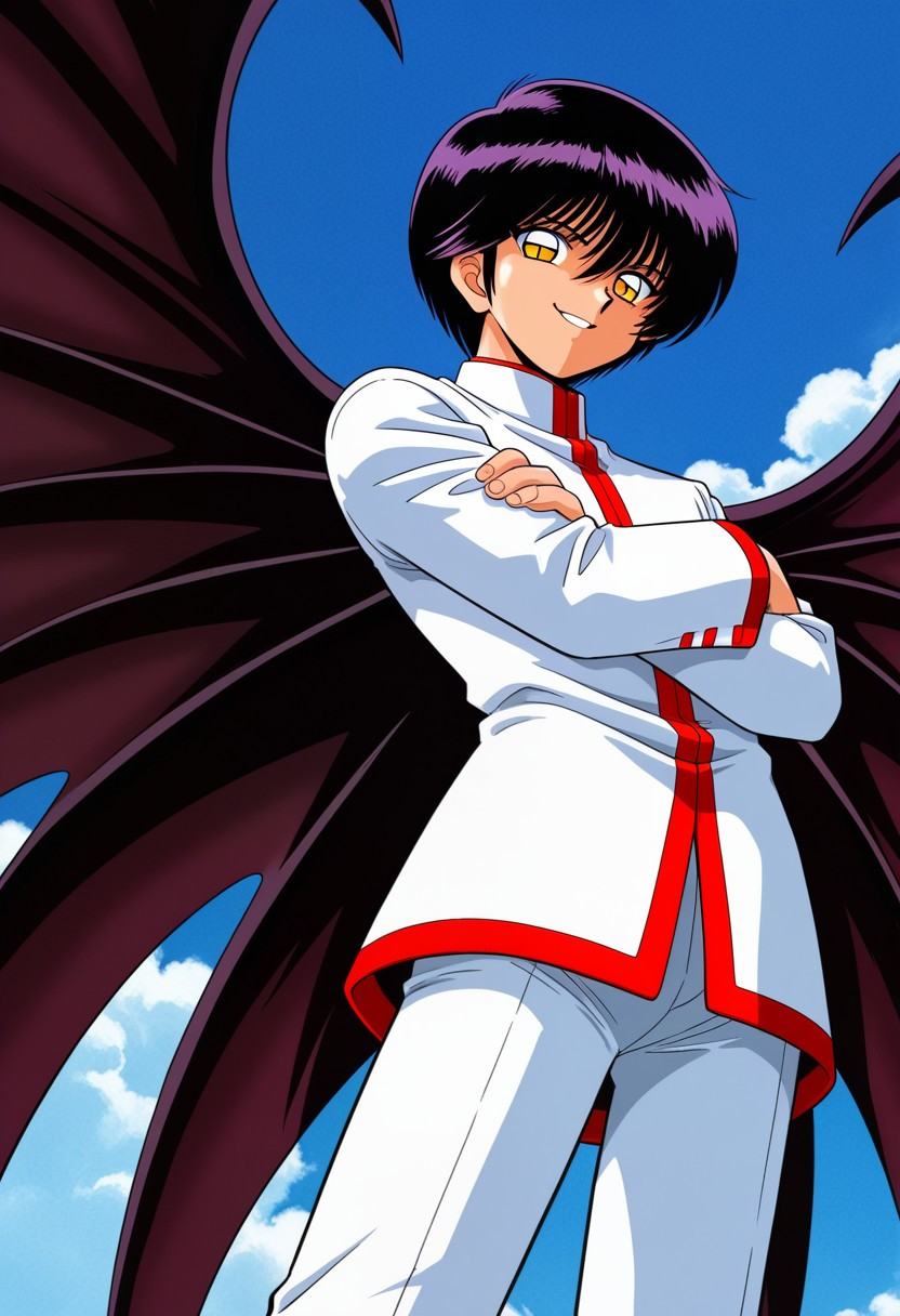 masterpiece,  best quality,  1990s retro anime style on Tensor.Art