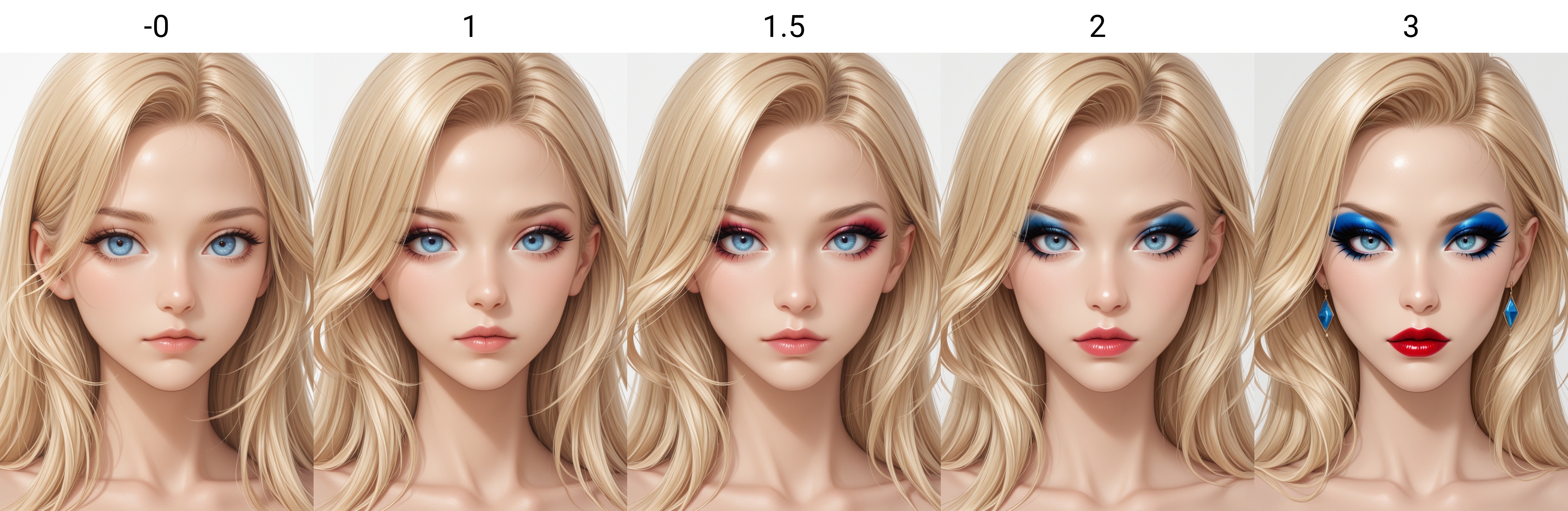 portrait,  1girl,  blue eyes on Tensor.Art