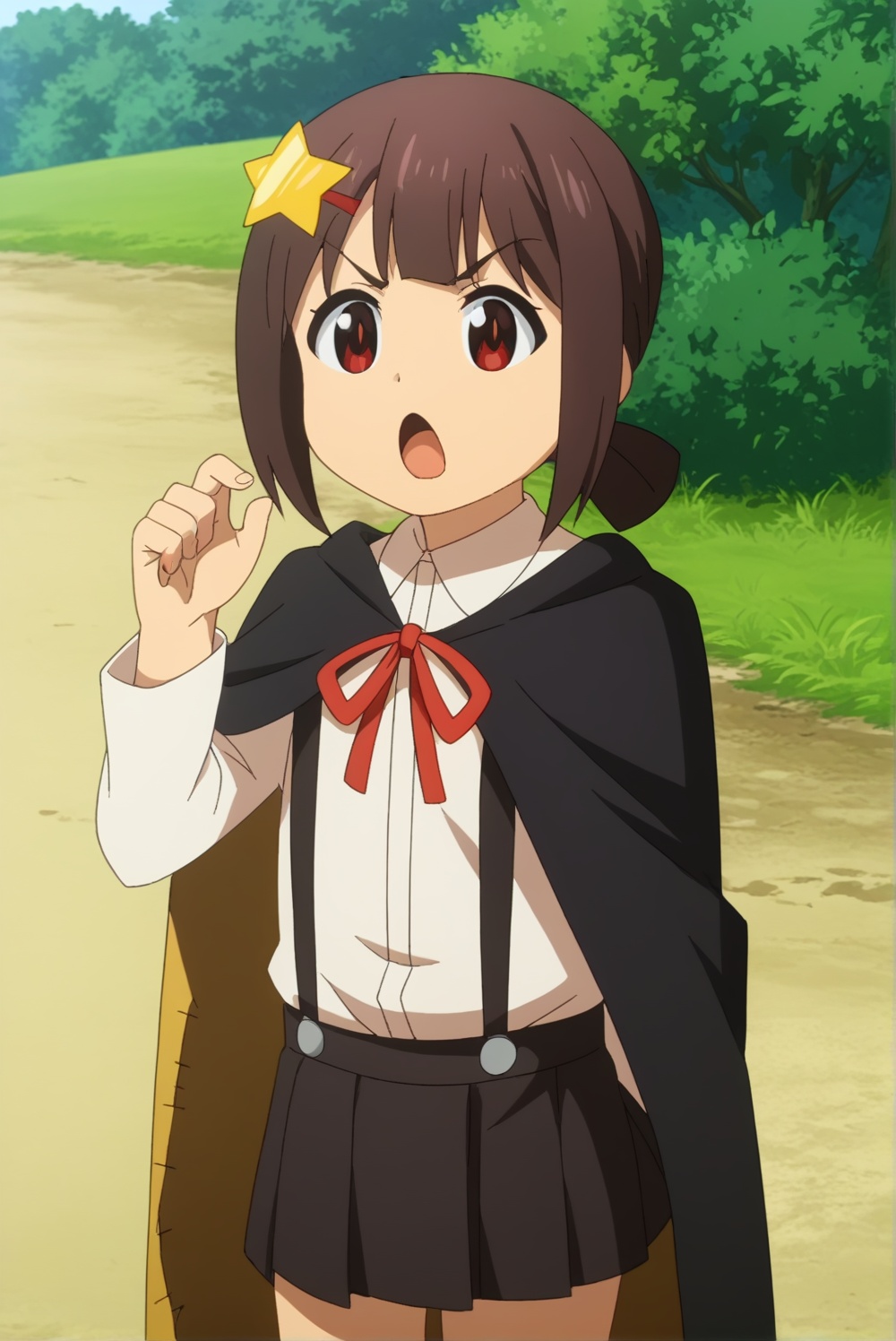 1girl,  solo,  open mouth on Tensor.Art