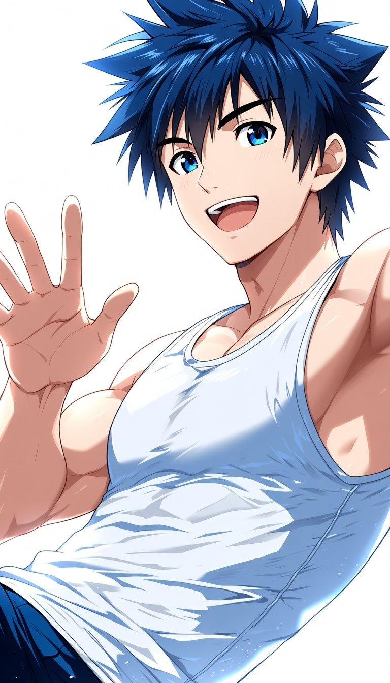 Anime,  1male,  solo male focus on Tensor.Art