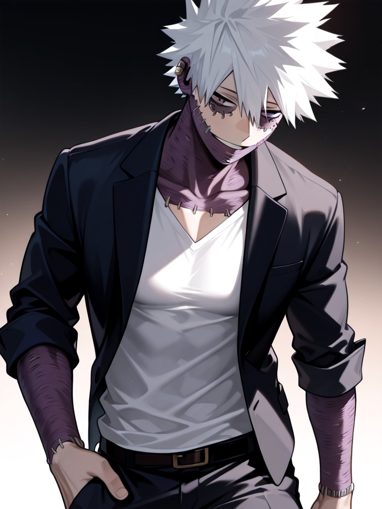 1boy,  dabi (boku no hero academia),  general on Tensor.Art