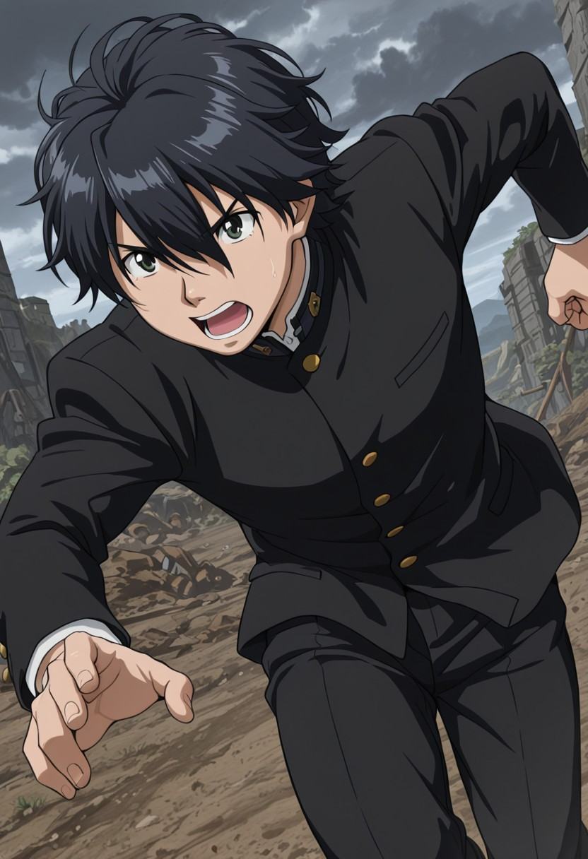 Anime,  1male,  solo male focus on Tensor.Art