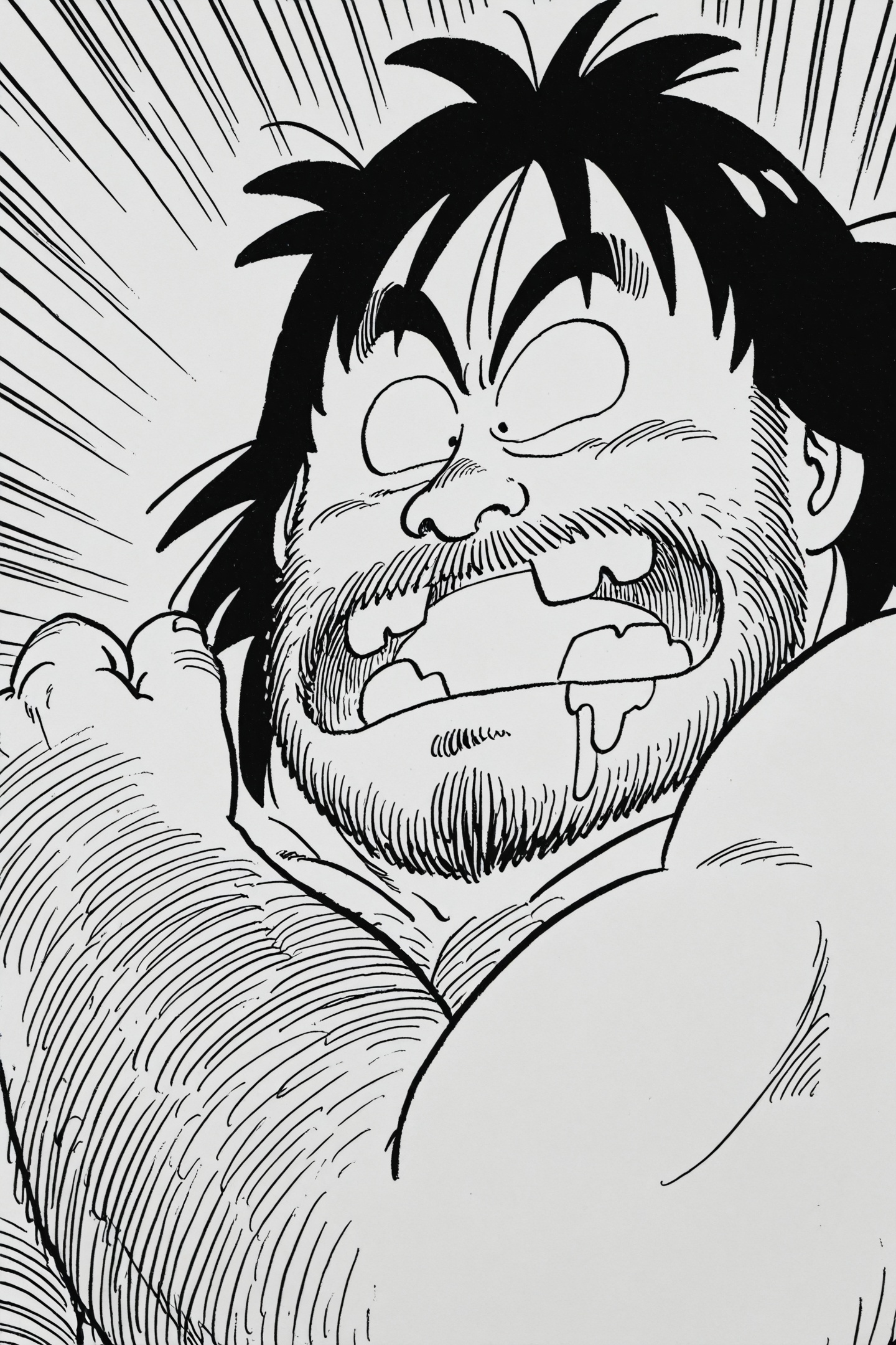 Toriyama Akira Style,  Bacterian \(Dragon Ball\),  male focus on Tensor.Art