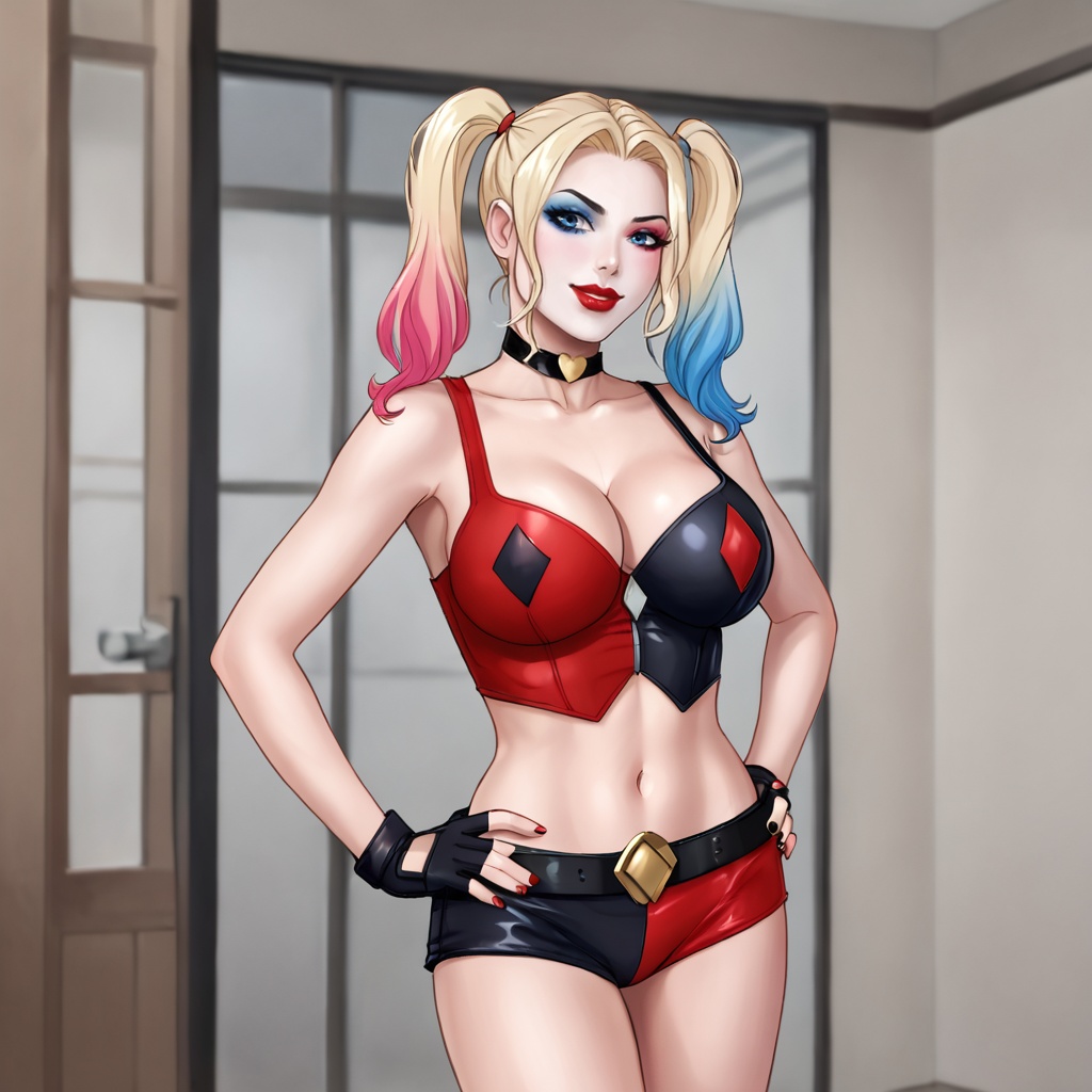 harleyquinnrebirth,  1girl,  solo on Tensor.Art