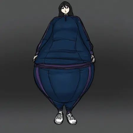 solo,  1girl,  track suit on Tensor.Art
