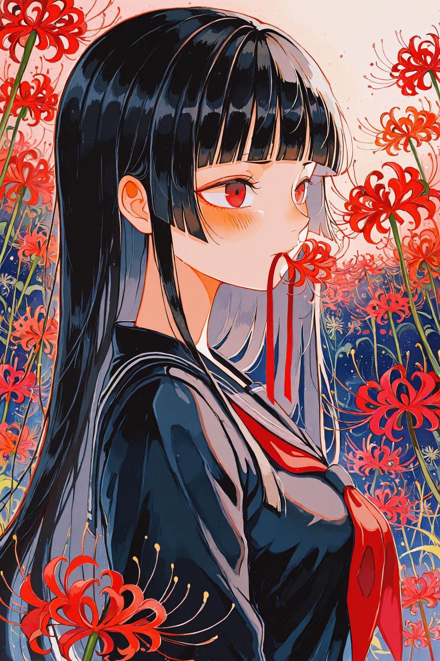 jirokano Style,  enma ai,  1girl on Tensor.Art