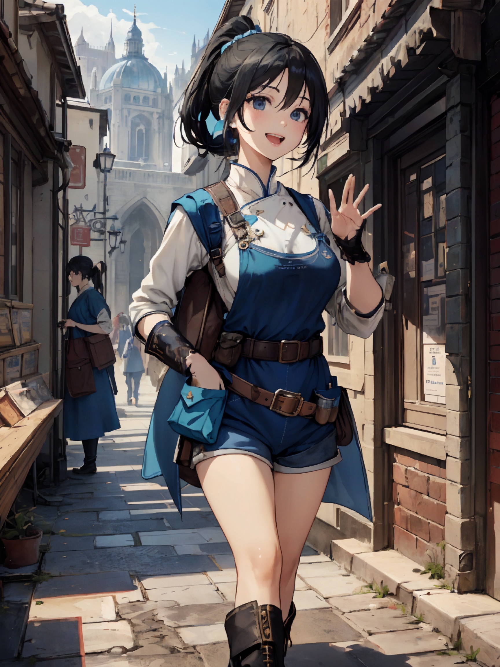 ((extremely detailed illustration)),  highres,  ((extremely detailed and beautiful background)) on Tensor.Art