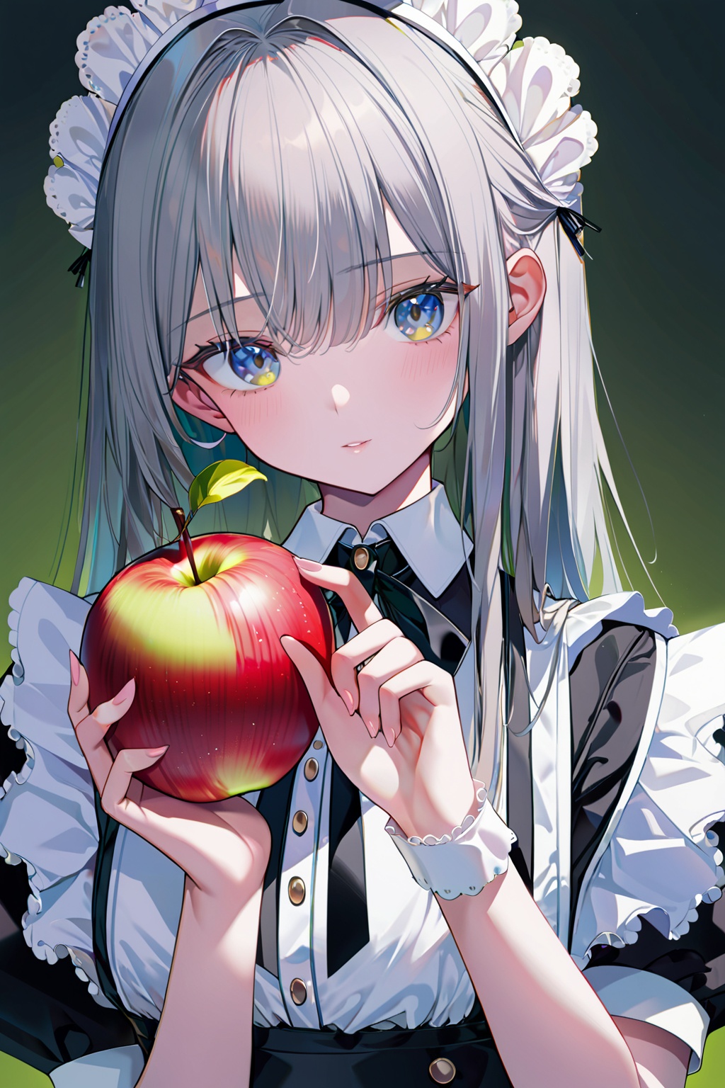 1girl,  solo,  Grey hair on Tensor.Art