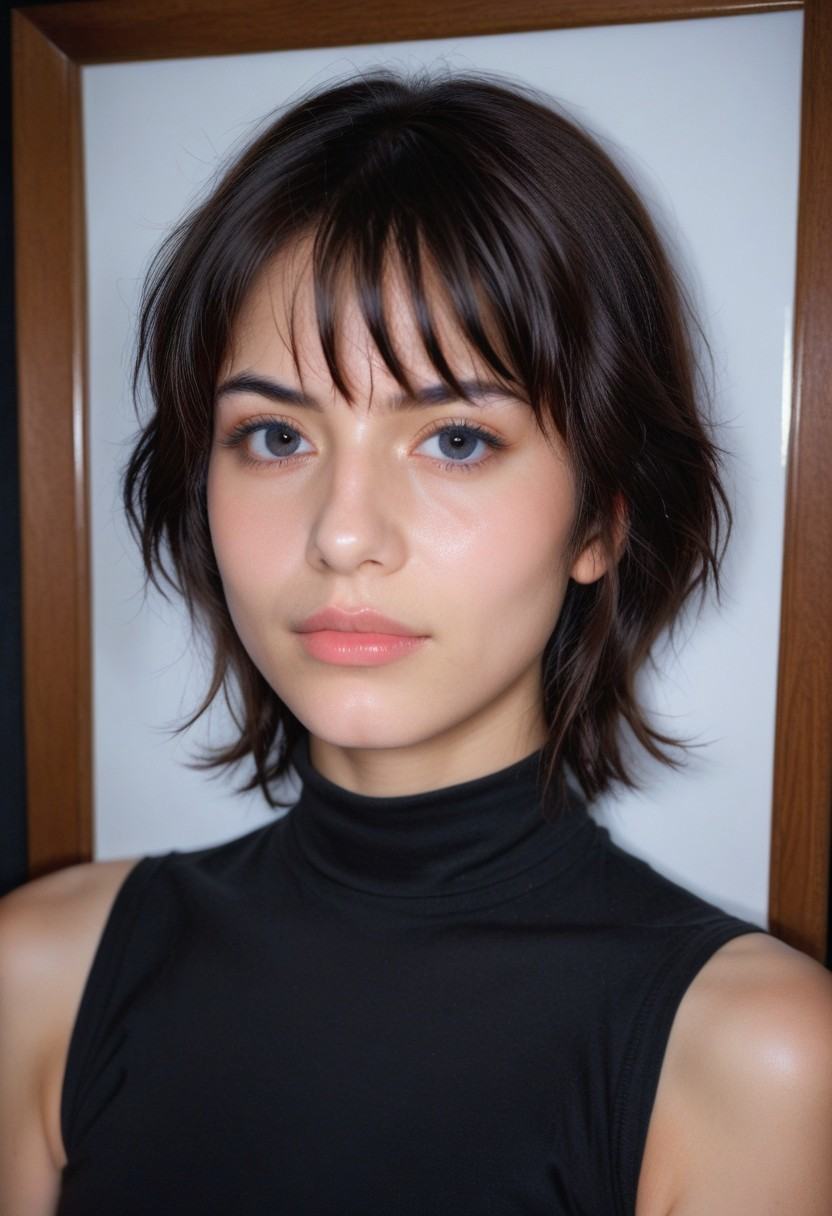 18yo,  beautiful girl,  Motoko Kusanagi on Tensor.Art
