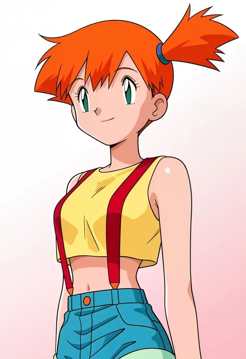 misty (pokemon),  1girl,  solo on Tensor.Art