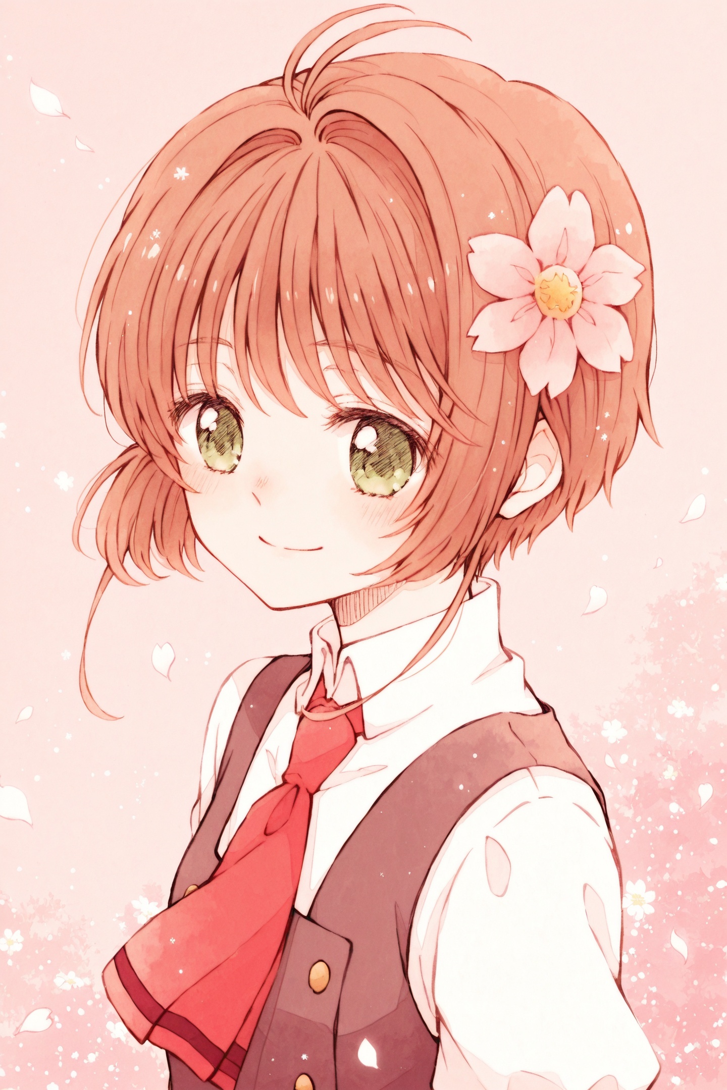 koame Style,  1girl,  kinomoto sakura on Tensor.Art