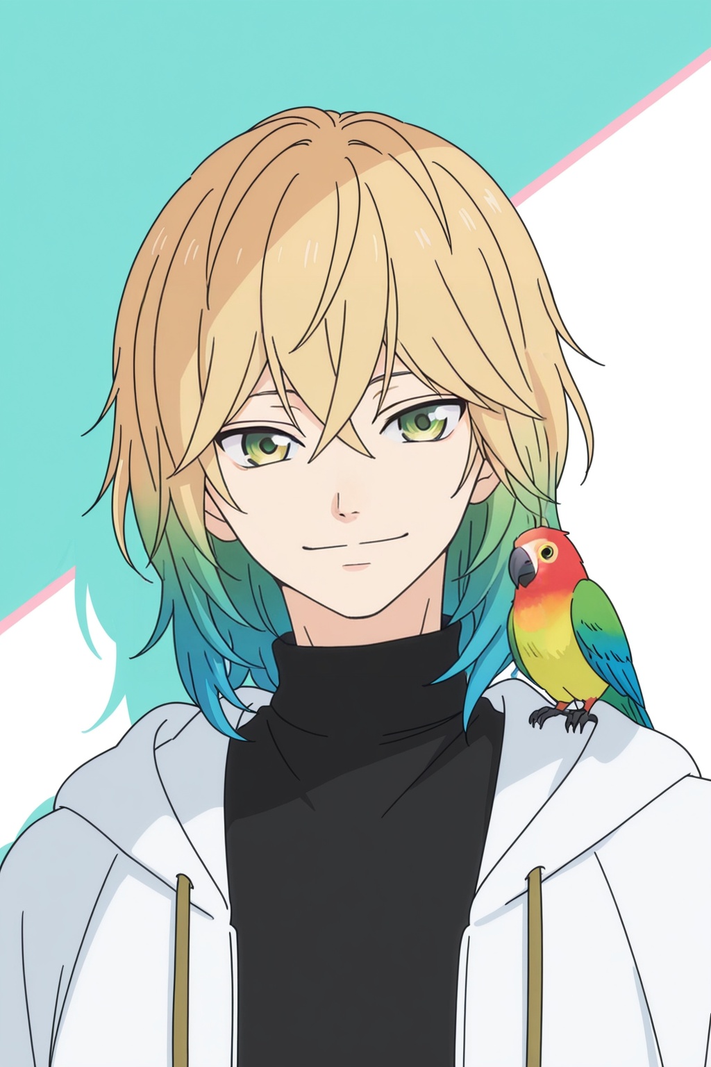 AoHaruRide,  1boy,  multicolored hair on Tensor.Art