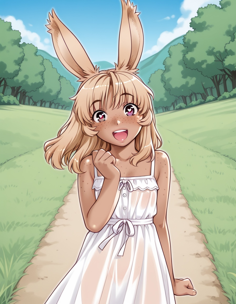 ktstylecute viera,  summer dress,  see-through on Tensor.Art