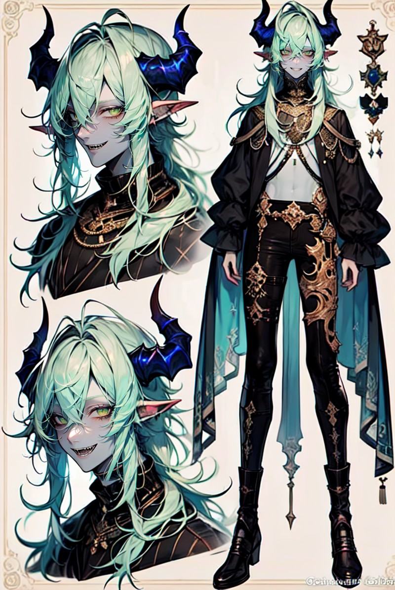 nijiref,  reference sheet,  1boy on Tensor.Art