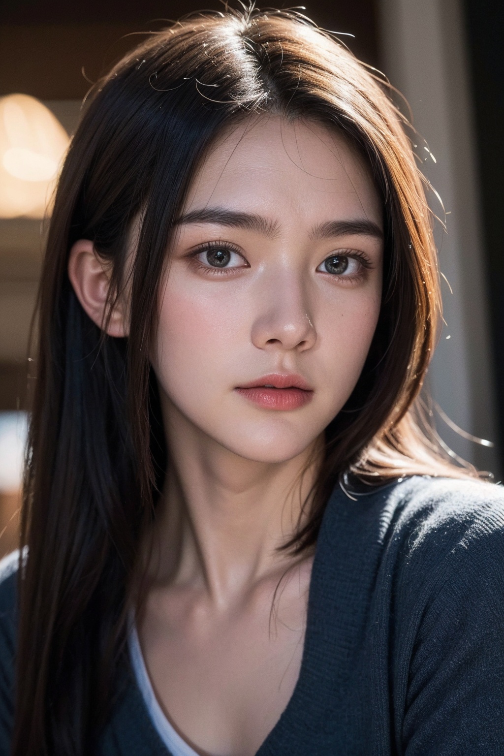 (best quality:1.4),(masterpiece:1.4),(photorealistic:1.4),(Realistic:1.2),(ultra high res, raw photo:1.4),(hdr, hyperdetailed:1.2),(8K:1.2),cinematic photo 1girl,
