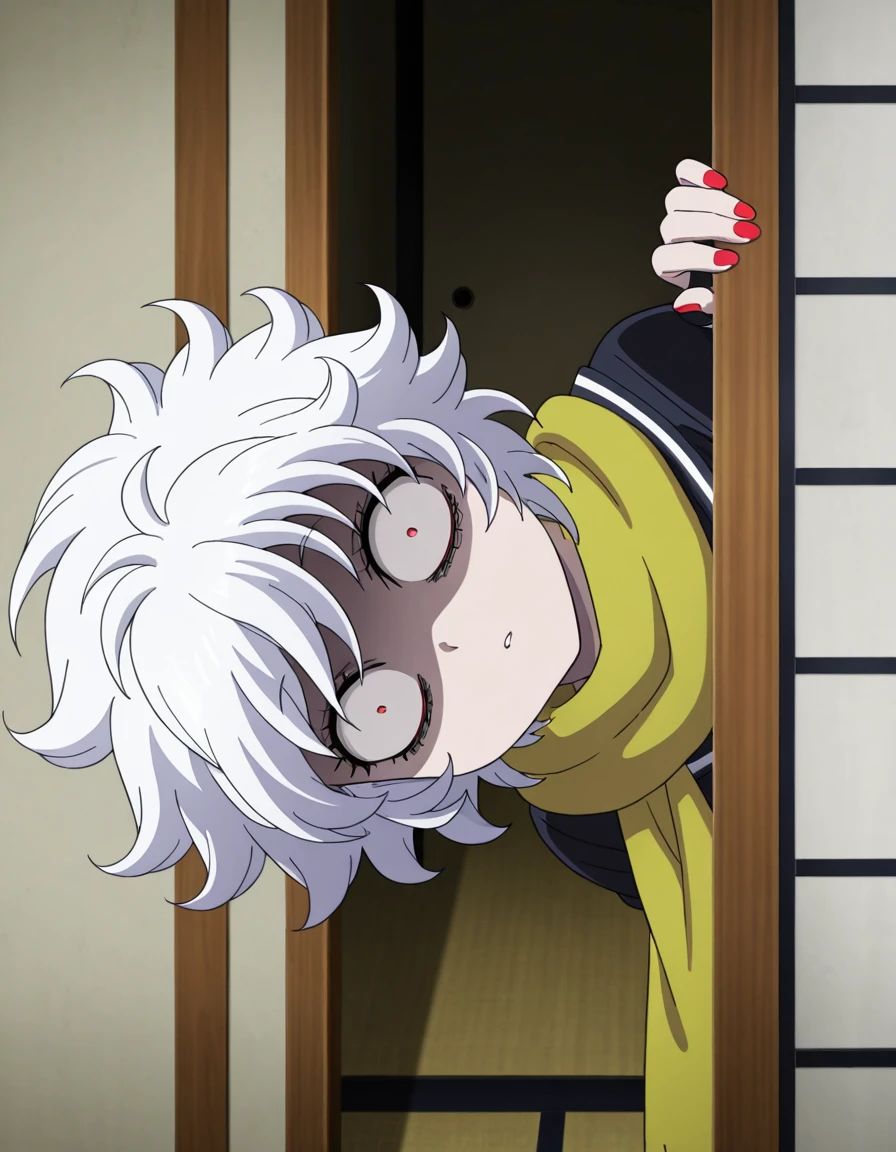 mechakochan,  1girl,  white hair on Tensor.Art