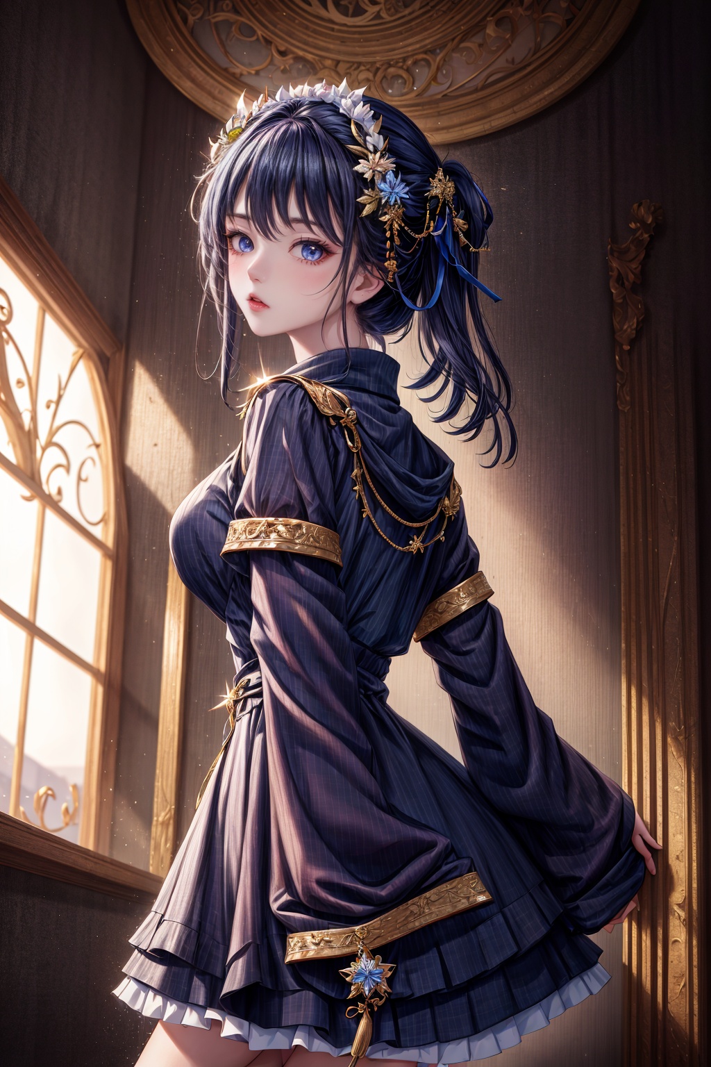 1girl,solo,(highres:1.1),(absurdres:1.1),looking_at_viewer,<lora:add_detail:1>,<lora:墨即:1>,