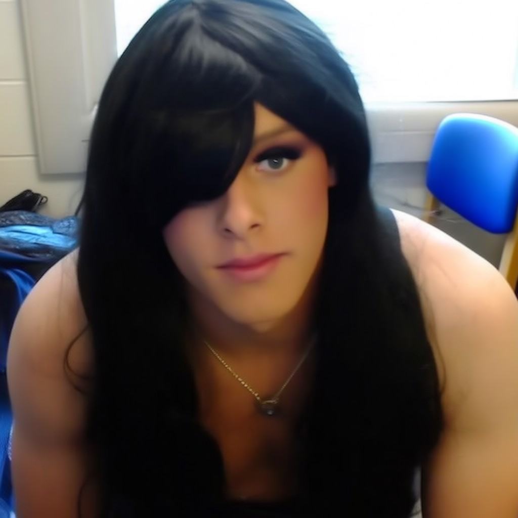 a photo of Addie Hilltye,  crossdresser,  athletic on Tensor.Art
