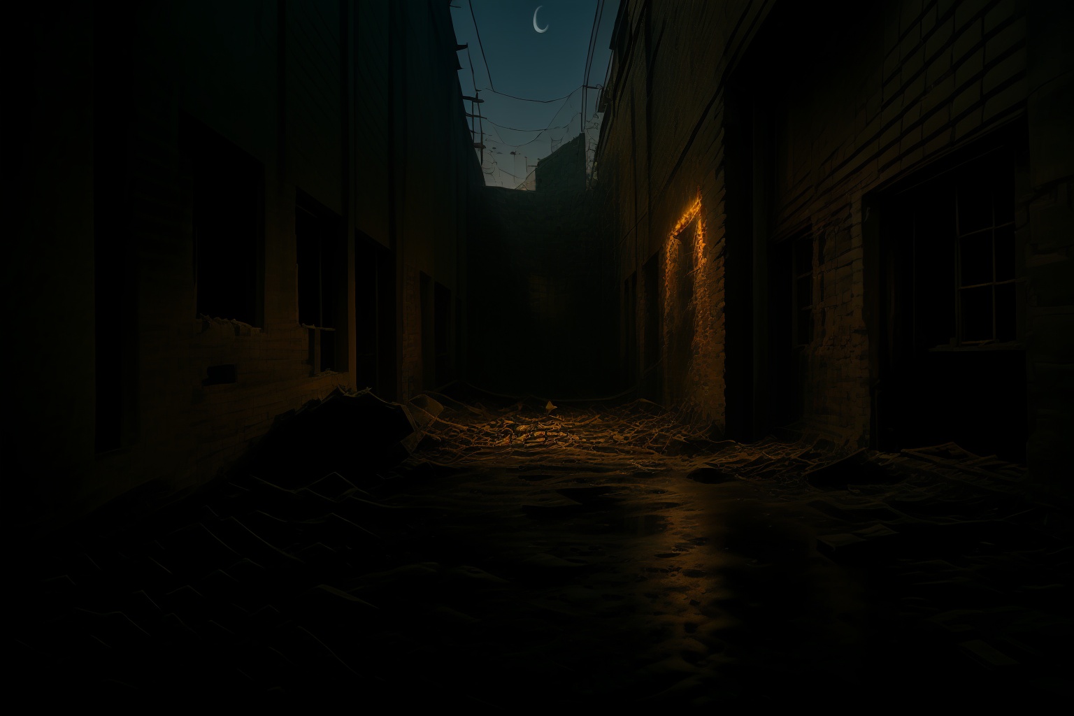 no humans,  night,  dark on Tensor.Art