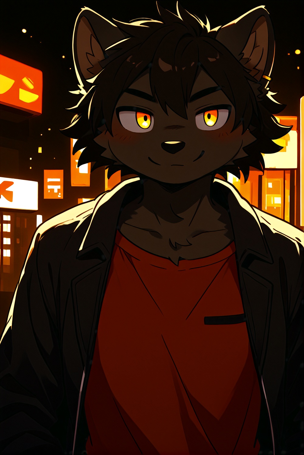 Electronic pixel style,furry,1boy,<lora:Electronic pixel style（茗Akira）:0.6>,