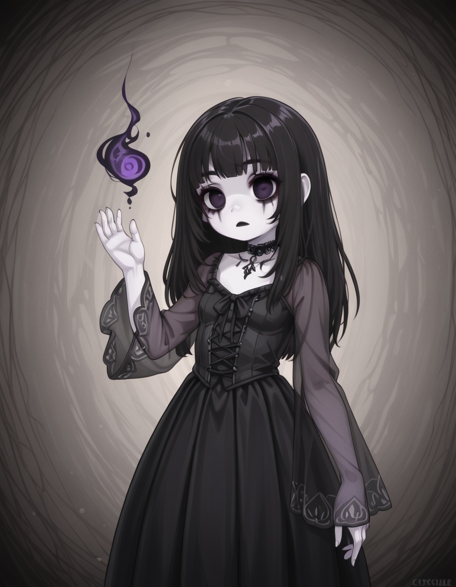 cstylebaroque,  ghost girl,  transparent on Tensor.Art