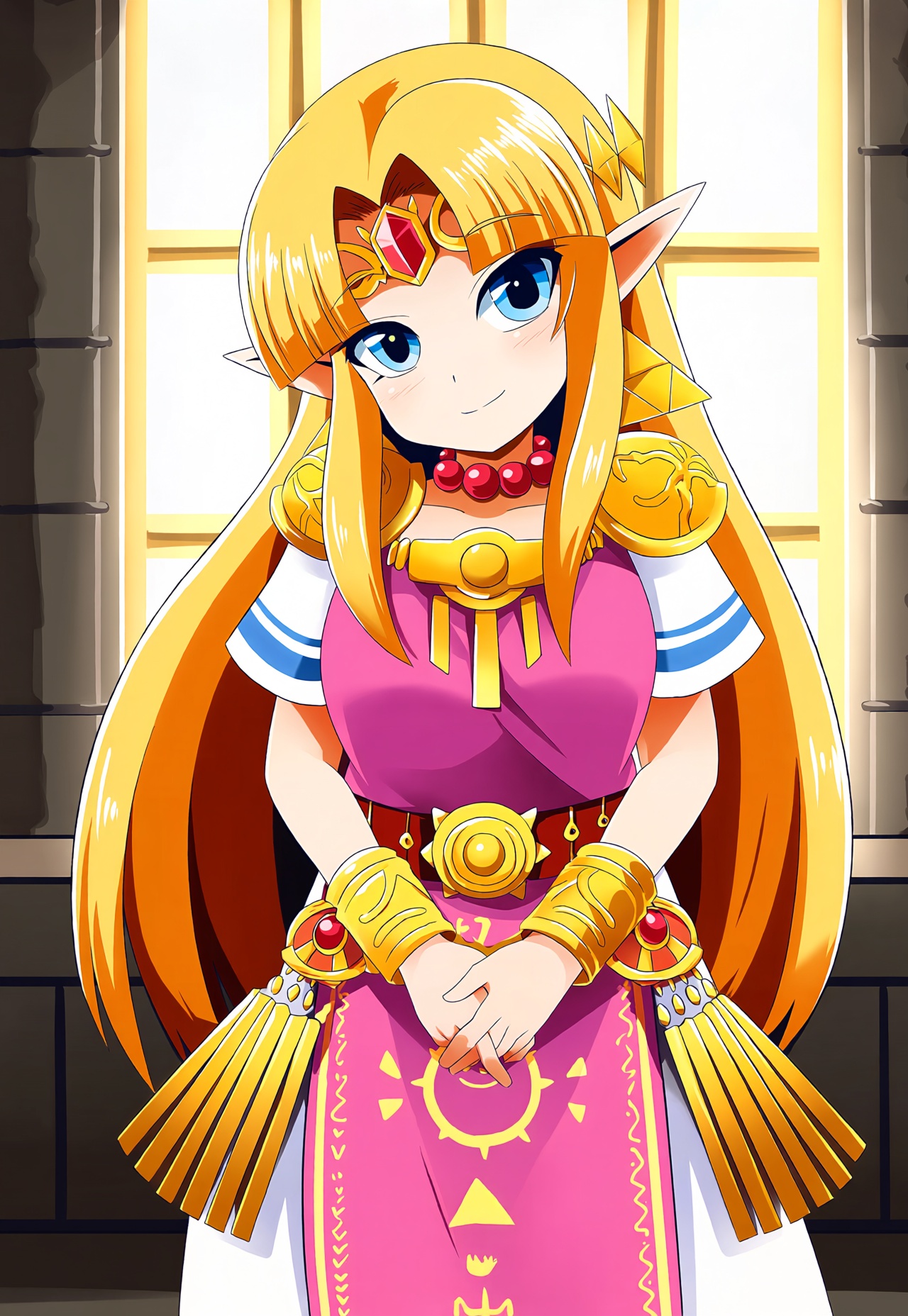 safe,  1girl,  princess zelda on Tensor.Art