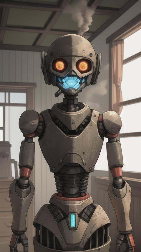 1robot,  upper body,  looking at viewer on Tensor.Art