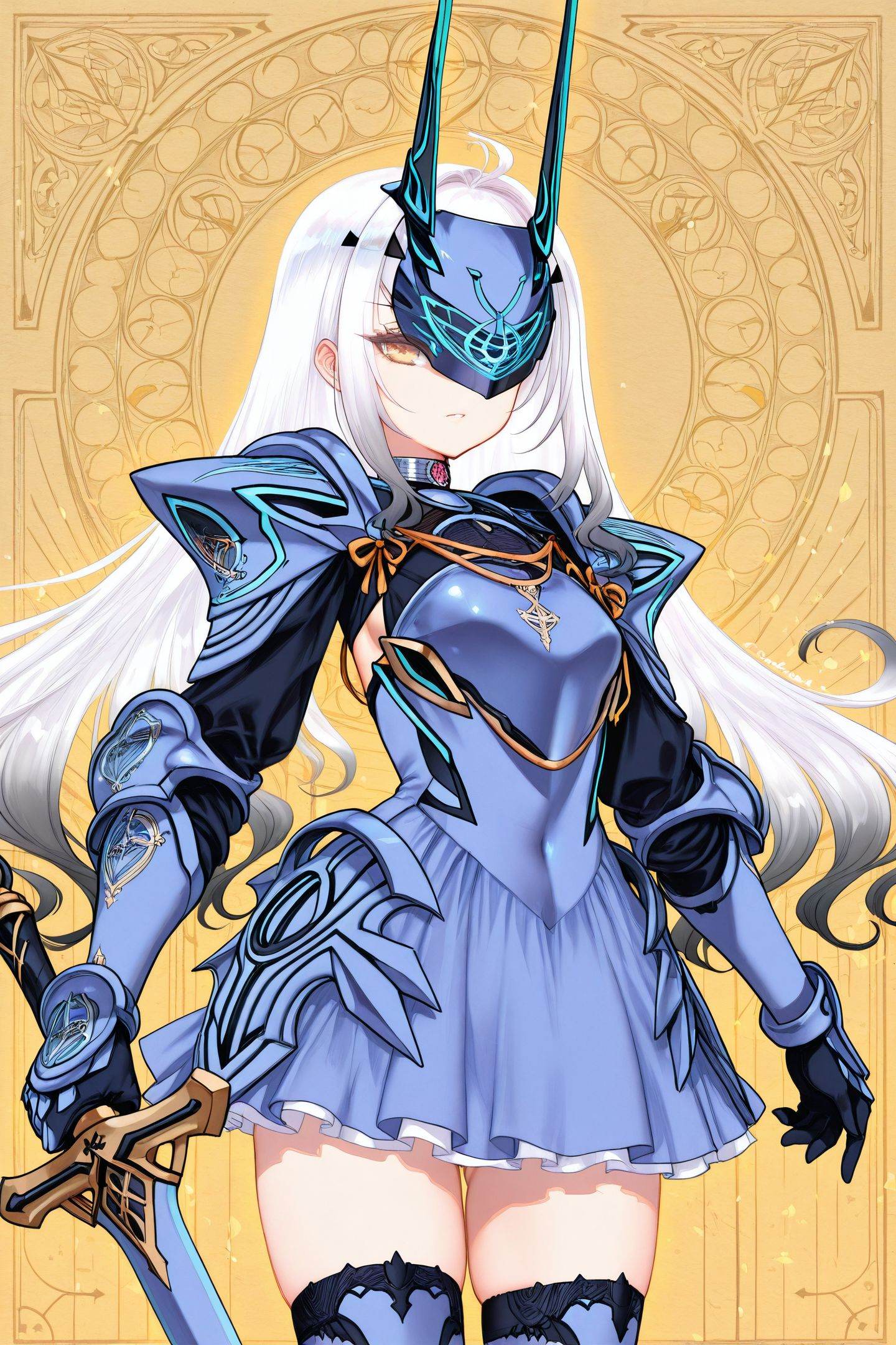 CHOCO Style,  1girl,  melusine \(fate\) on Tensor.Art