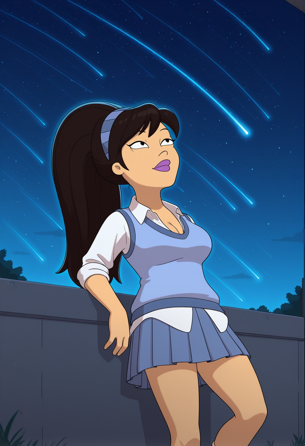 1girl,  solo,  cartoon on Tensor.Art