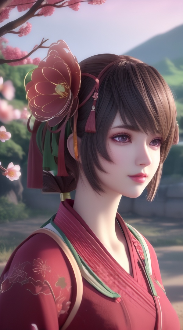 (,1girl, ,best quality, ),looking at viewer, <lora:386-DA-永生-红怡:0.8> ,ultra detailed background,ultra detailed background,ultra realistic 8k cg,, ,masterpiece, (( , )),, ,tamari \(flawless\),  plum blossoms,    ,,  (()), (), ,,