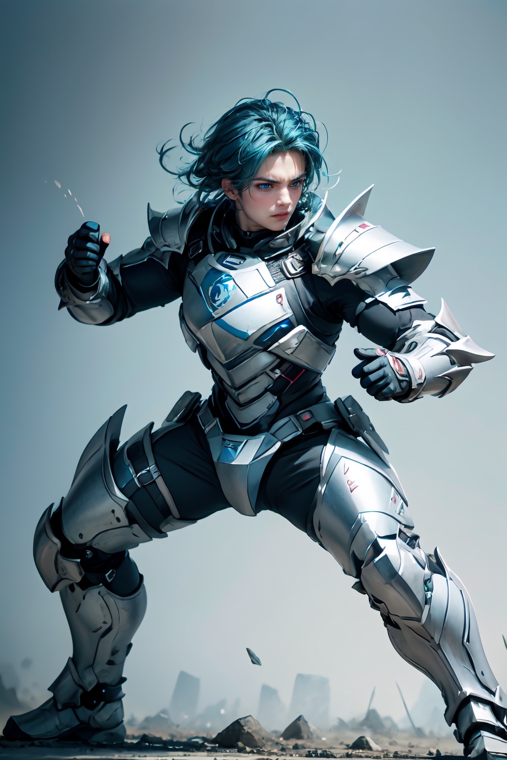 atai,1boy,armour,<lora:索泰_机甲V1.0-000006>,panorama,fighting_stance,