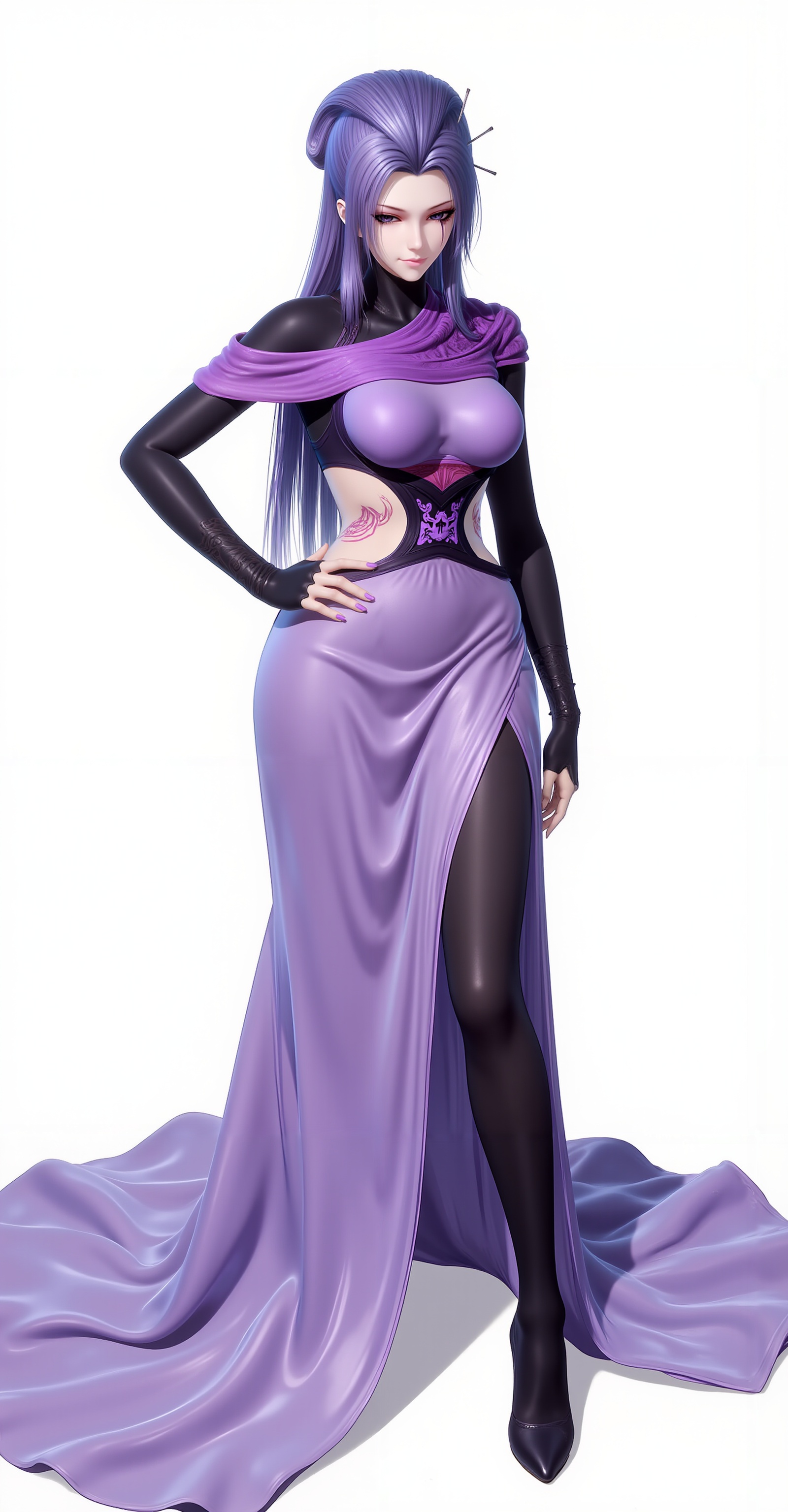 girl,solo,hair ornament,purple eyes,purple hair,tattoo,makeup,hair stick,upper body,purple dress,cover,white_background,simple background,lvjing,lvjing,pifu,yafei,dongxuaner,meidusha,guanghuapifu,xiaoyixian,zinv,<lora:紫女·优化版6:0.9>,zinv,lvjing,lvjing,guanghuapifu,xiaowu,pifu,<lora:光滑皮肤·辅助1:0.5>,pifu,<lora:光滑皮肤·辅助2:0.2>,guanghuapifu,meidusha,<lora:二次元美瞳·9:0.3>,eyes,