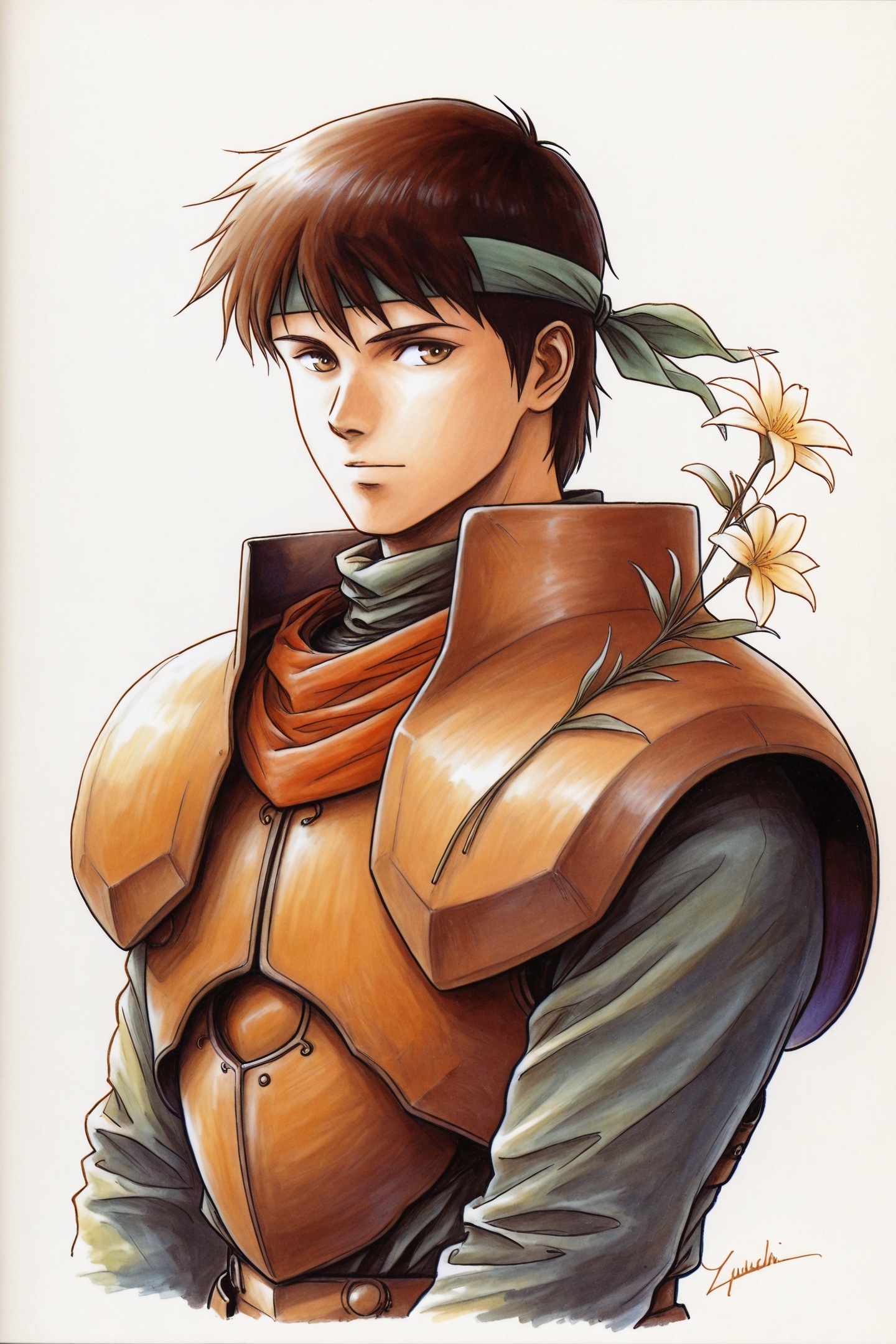 Yutaka Izubuchi Style,  solo,  1boy on Tensor.Art