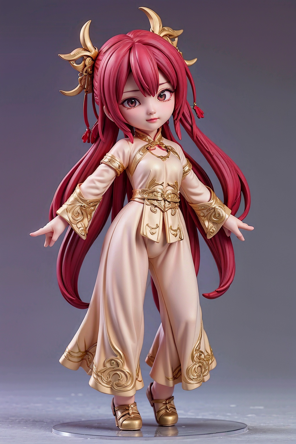 girl,full body,arms at sides,chinese clothes,