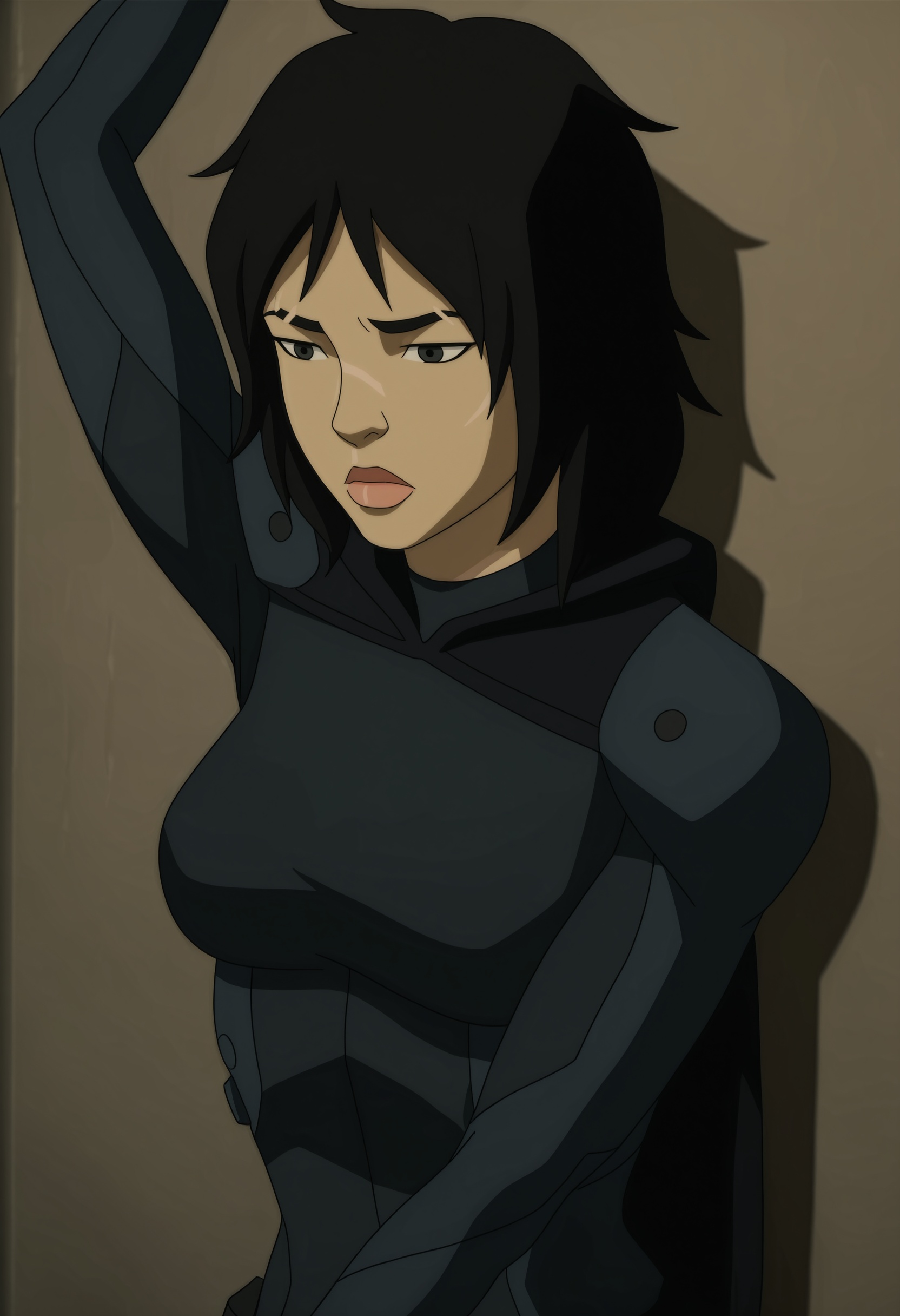 rphilf,  black hair,  bodysuit on Tensor.Art