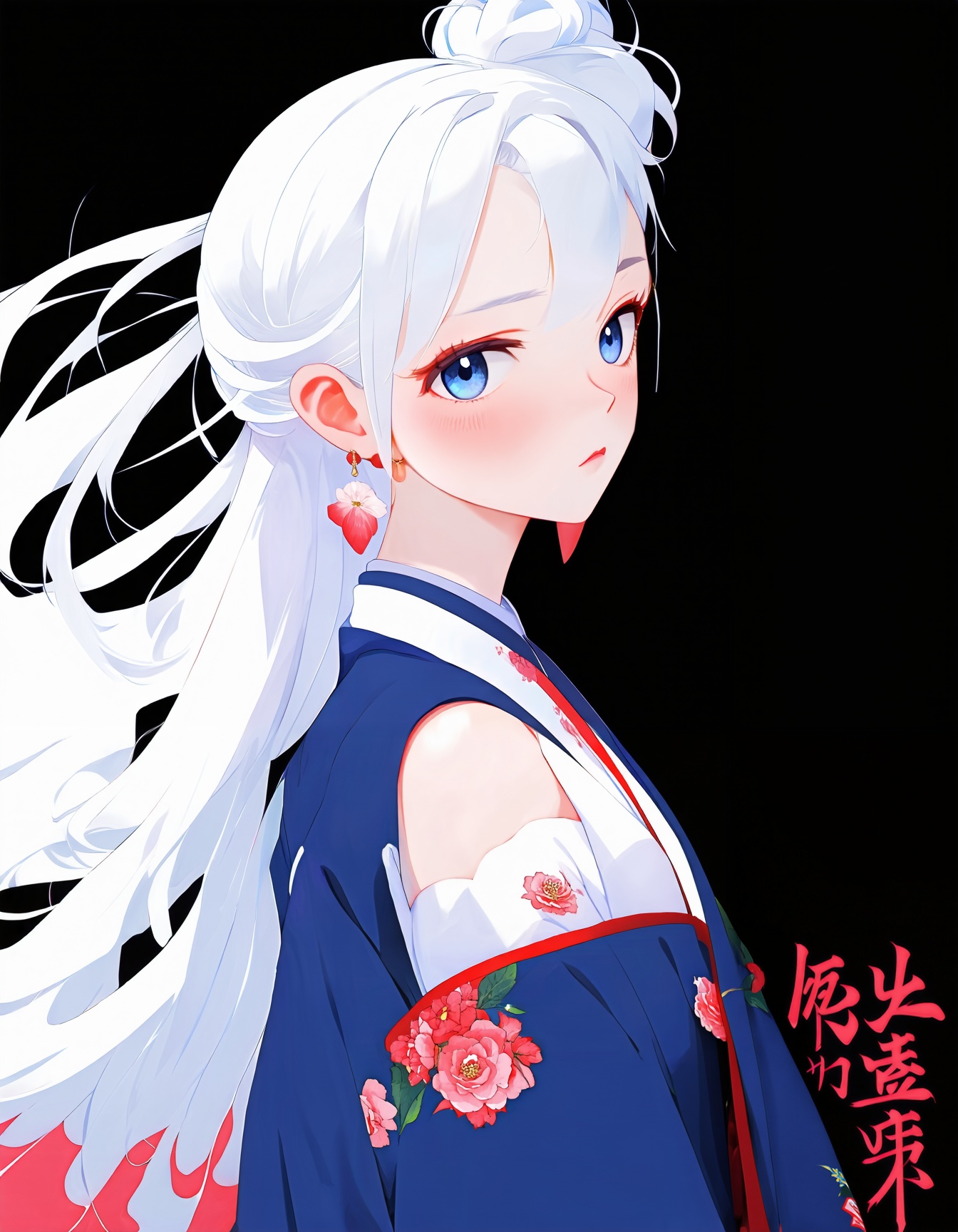 anime style,  anime girl,  blue eyes on Tensor.Art
