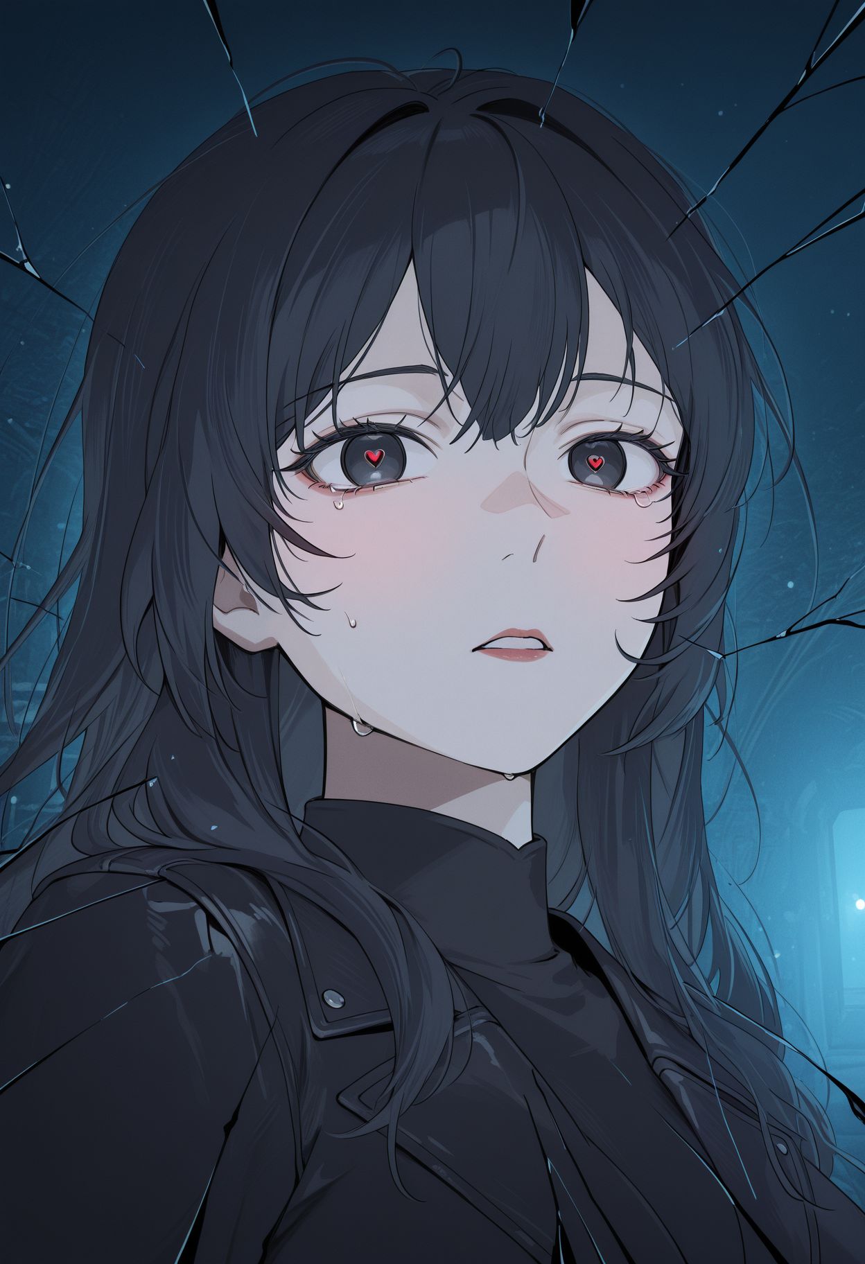 solo,  female,  melancholic on Tensor.Art