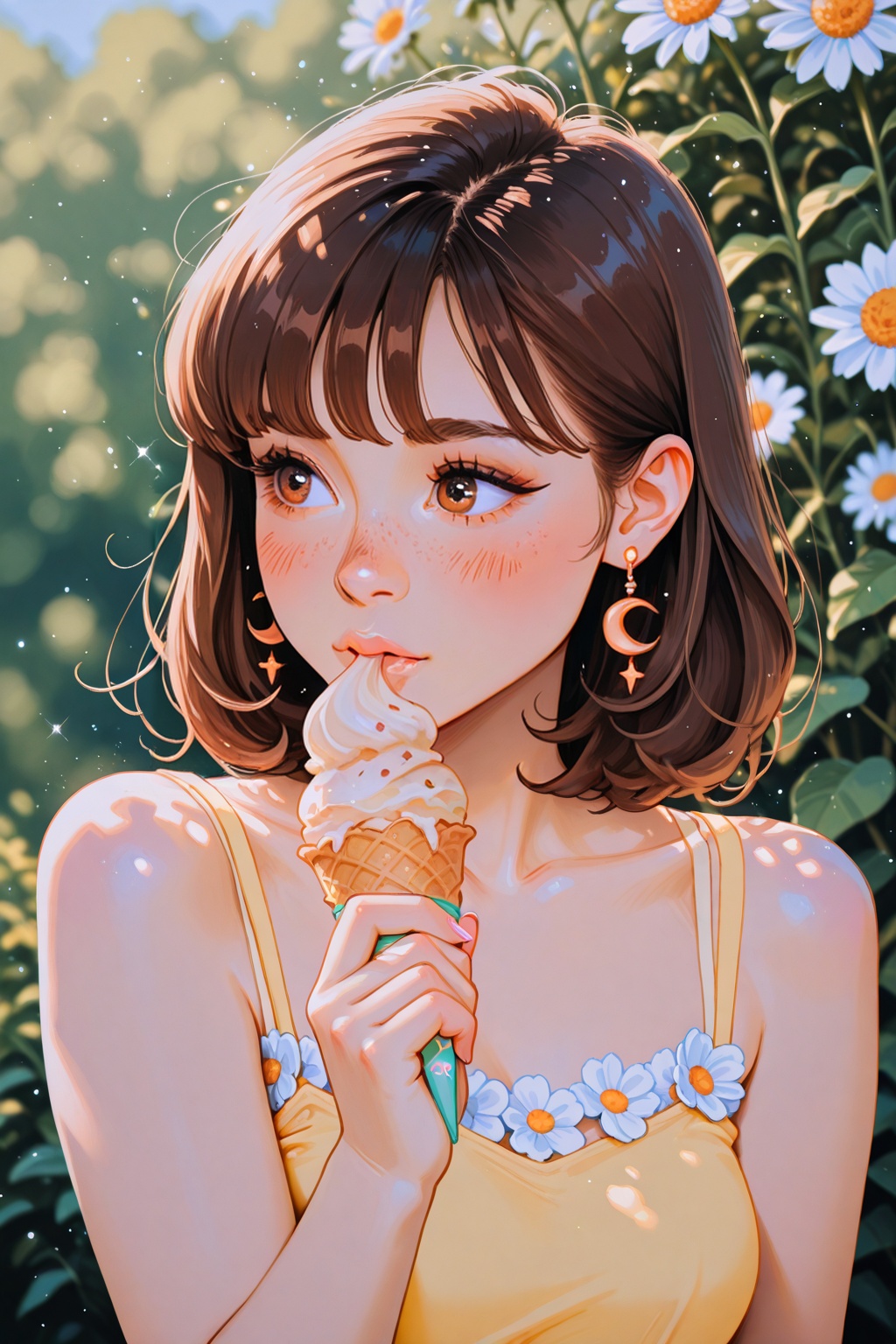 1girl,  solo,  flower on Tensor.Art