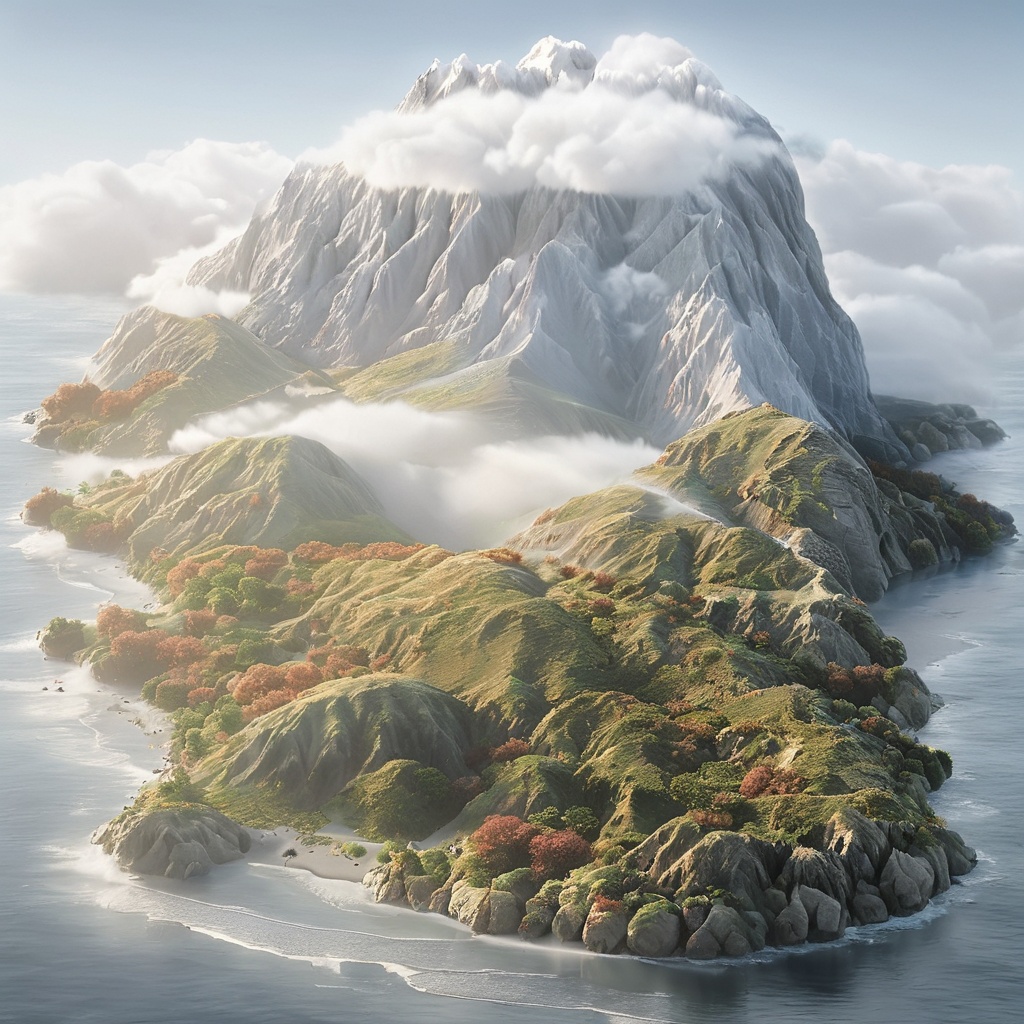 mountain range,no humans,scenery,tree,outdoors,nature,water,river,forest,landscape,lake,fog,waterfall,<lora:mountain range-000006.by_tusi:1>,