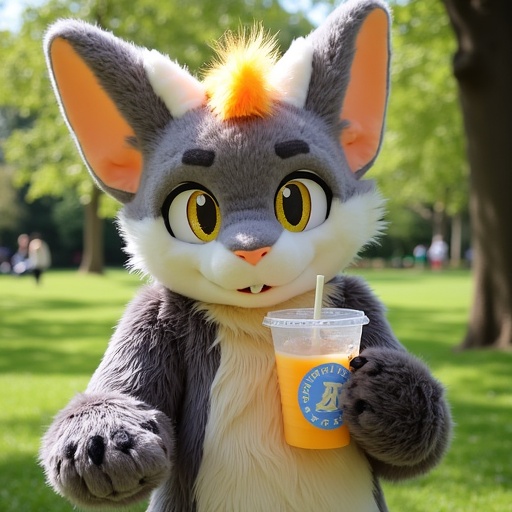 fursuit,  fluffy body,  furry costume on Tensor.Art