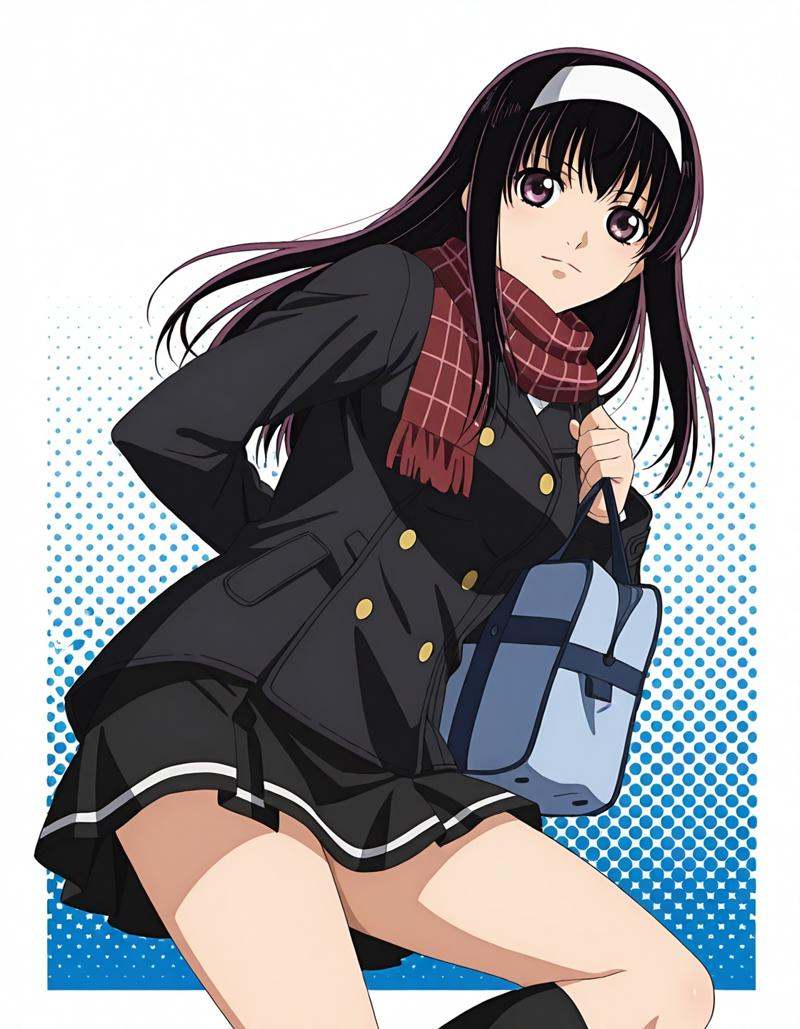 refined anime illustration,  vibrant yet balanced tones,  confident pose on Tensor.Art