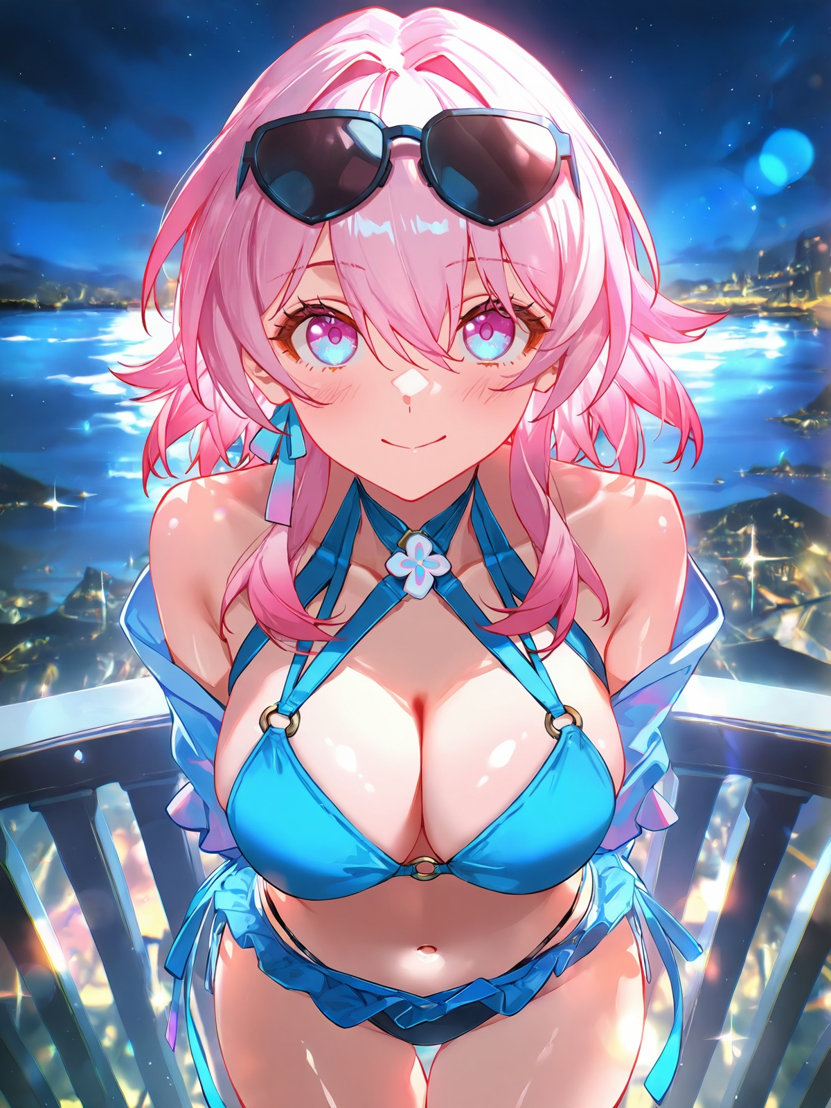 1girl,  (march 7th \(honkai: star rail\):1.2),  looking at viewer on Tensor.Art