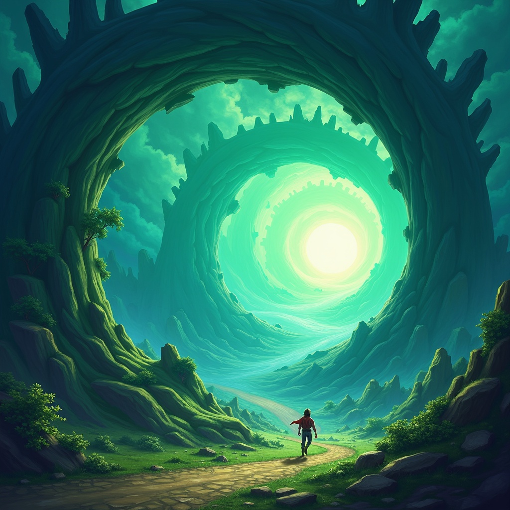 painting of a green and blue tunnel with a sky in the background,noah bradley concept art,hearthstone concept art,the nexus portal,hearthstone style art,hearthstone card game artwork,vortex,hearthstone art style,swirling scene,spiral heavens,hearthstone card game artwork. ",hearthstone art,swirling scene in forest,mythical gigantic space cavern,noah bradley. sharp focus,hearthstone artwork,portal opening,wonderland portal,forest portal,wormhole,blizzard hearthstone concept art,hearthstone card art,maelstrom,complex vortex,fantasy hearthstone art style,wormholes,colorful concept art,wild rift,portal 3,magic the ********* art style,from hearthstone,dota 2 concept art,eka's portal,