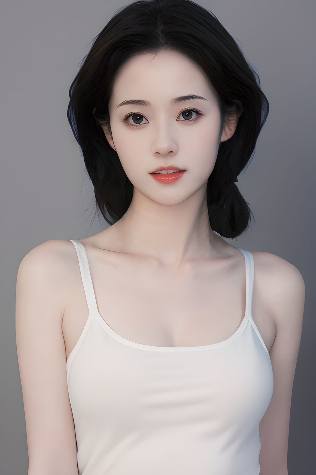 <lora:0827_05:0.7>simple background, (masterpiece, best quality:1.4),finely detailed,1girl,solo,pale skin,perfect body,(half body photo:1.5),, 1girl,realistic,masterpiece, best quality, photorealistic, HDR,detail