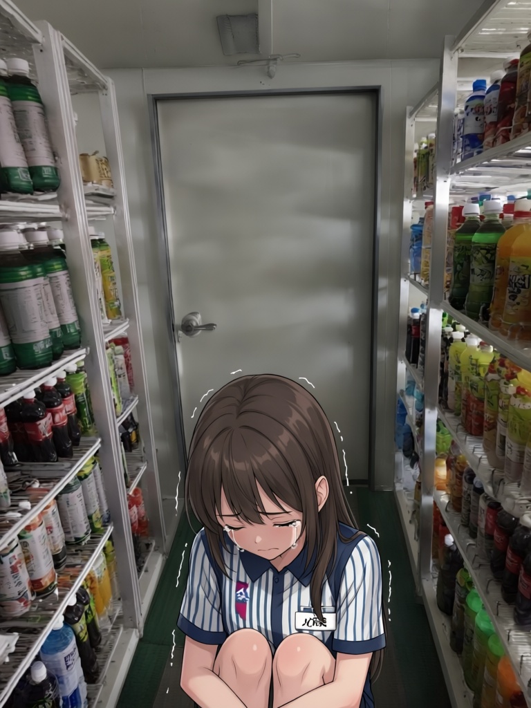 walk-in cooler,  small room,  storeroom interior on Tensor.Art