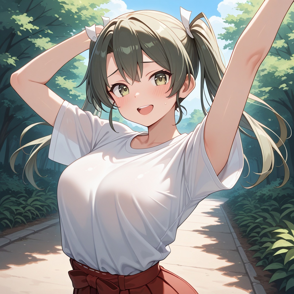 tented_shirt,  1girl,  solo on Tensor.Art