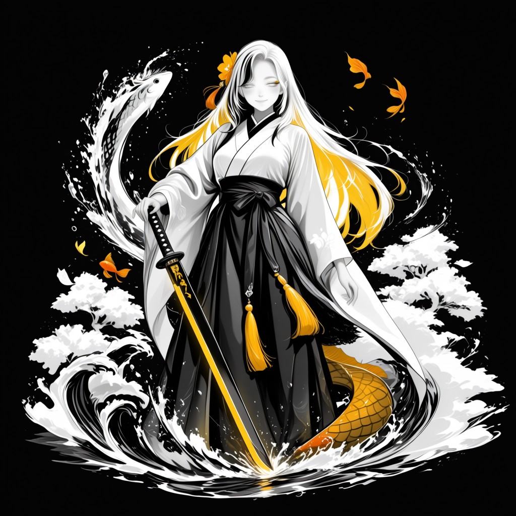 1girl,  female character,  glowing white eyes on Tensor.Art