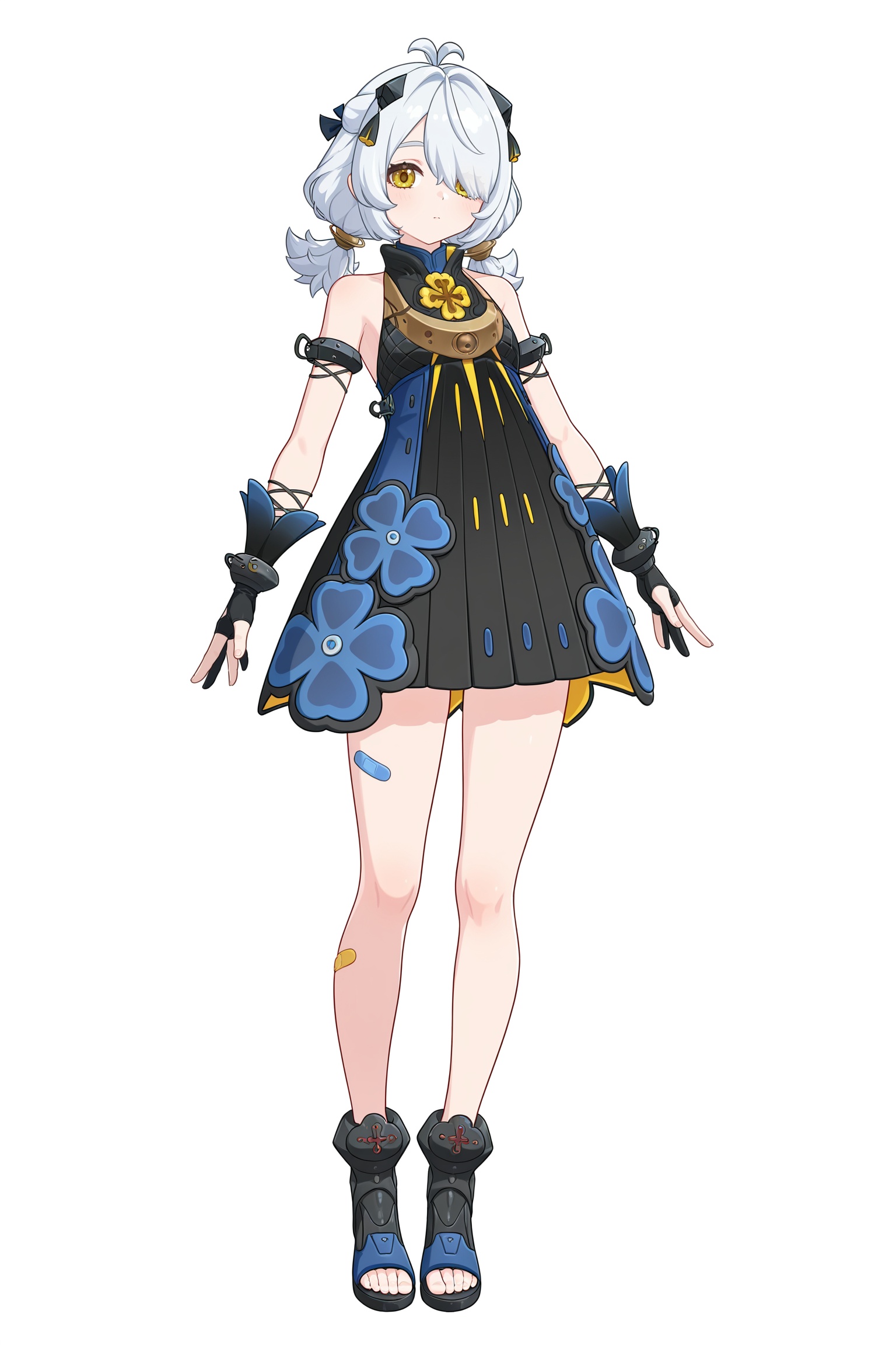 Dracaene Sunbringer,  white hair,  hair ornament on Tensor.Art
