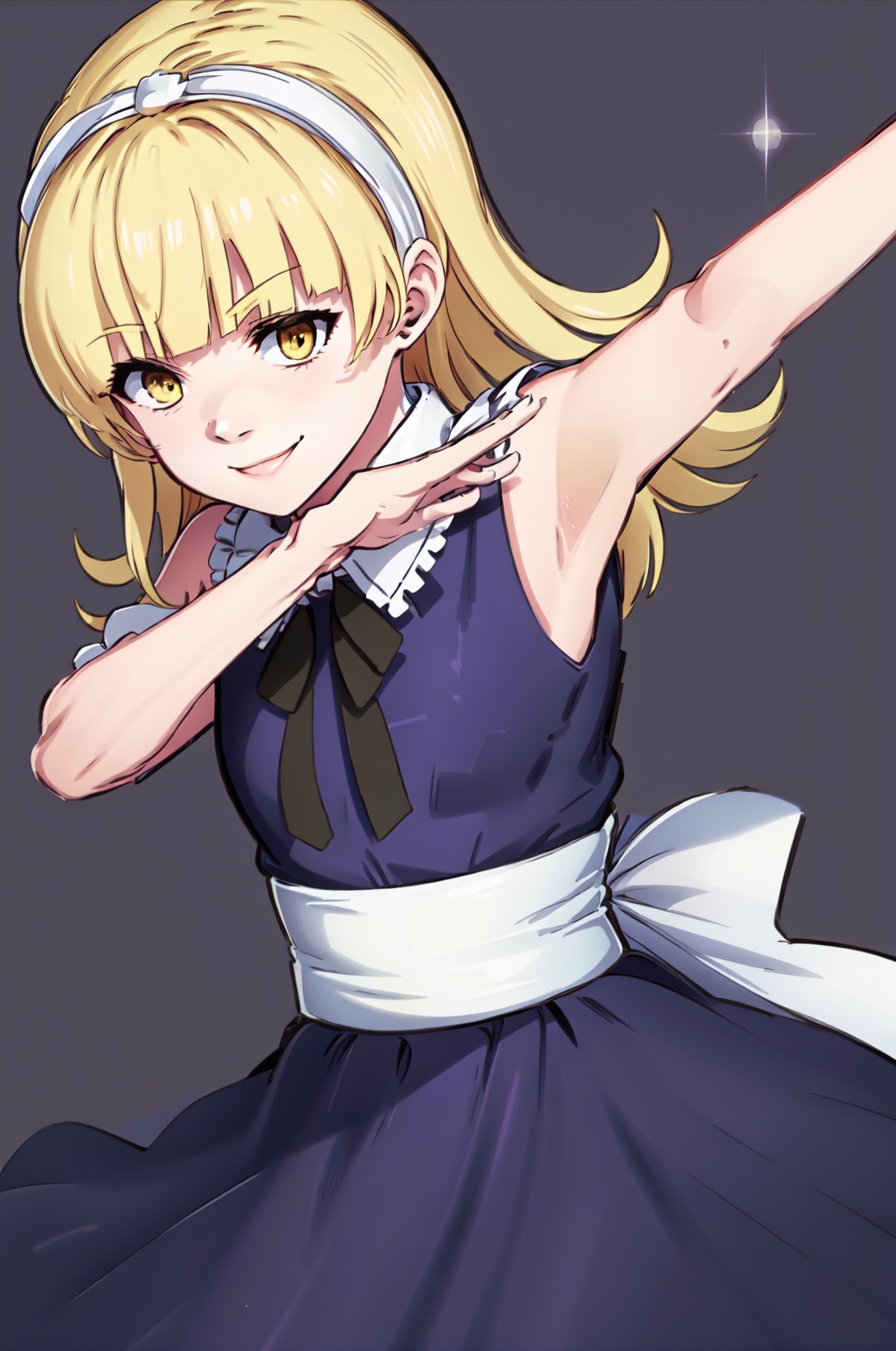 (((dab dance))),  alicesmt,  blue dress on Tensor.Art