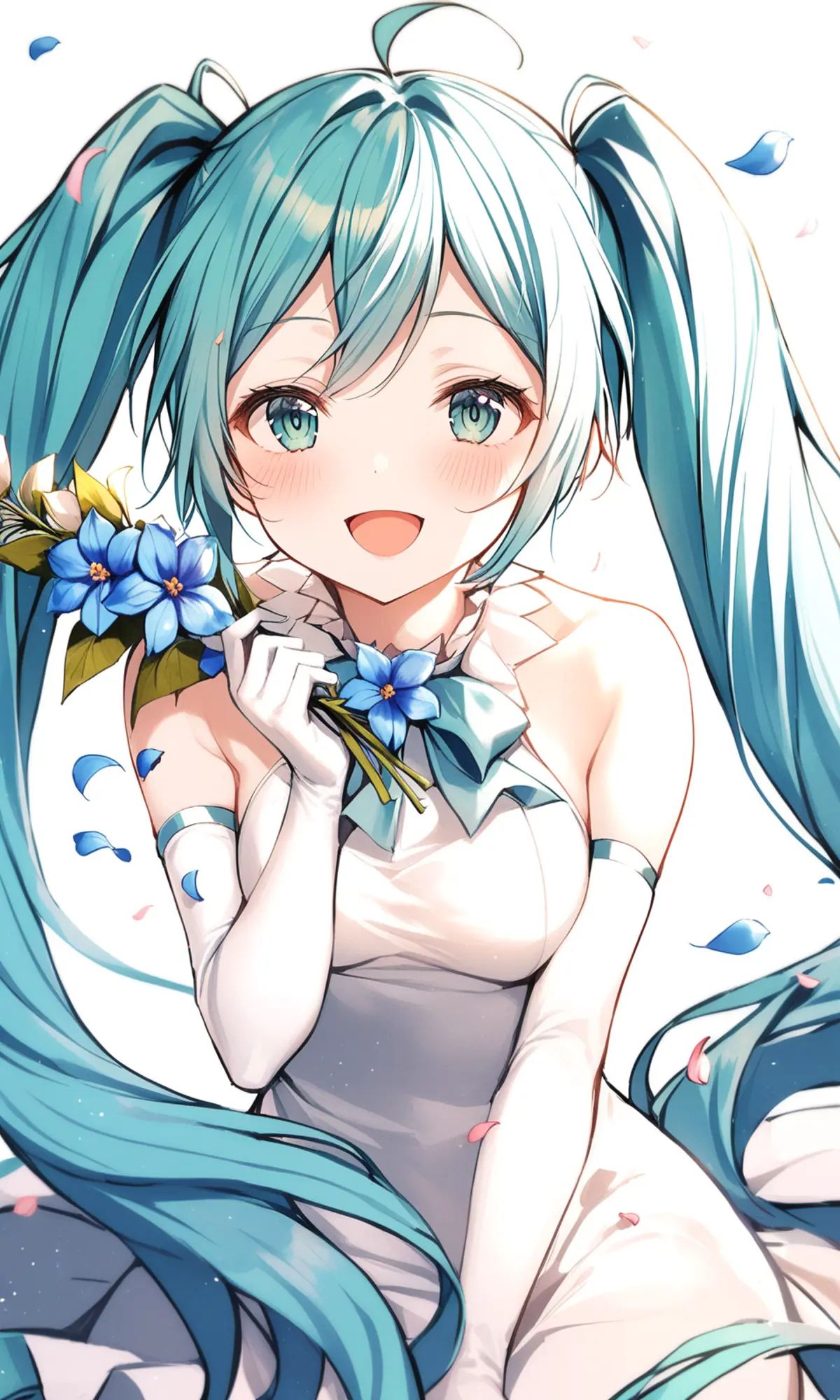 1girl,  sensitive,  hatsune miku on Tensor.Art